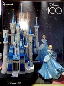 ディズニー Happyくじ ディズニー100 A賞 シンデレラ城＆シンデレラ Disney100 Cinderella Castle & Cinderella 