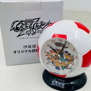 中古品 劇場版 イナズマイレブンGO 究極の絆グリフォン 伊藤園限定 オリジナル目覚まし時計