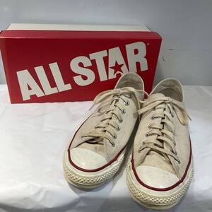 CONVERSE コンバース CANVAS ALL STAR J OX キャンバスオールスターJ OX 32167710 N.WHITE 28cm 685925