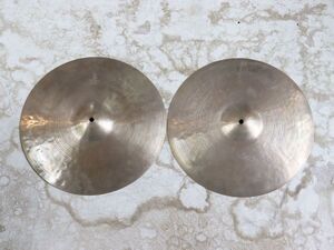 【ヴィンテージ】Zildjian Old K Istanbul Older New Stamp HiHat 14 830g 850g 1960s 【2024100007477】