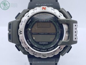 BB0600652　△CASIO カシオ PRT-40 プロトレック トリプルセンサー クォーツ 腕時計 デジタル文字盤 ラウンド 現状品