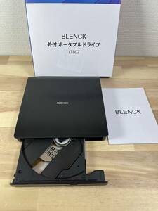 【一円スタート】BLENCK LT802 DVDドライブ 外付け USB3.0 ポータブルドライブ CD/DVDプレイヤー CD/DVDドライブ「1円」URA01_3325