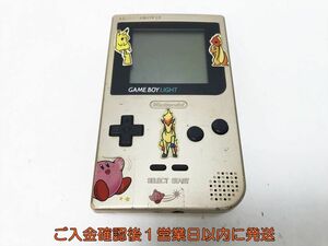 【1円】任天堂 ゲームボーイライト 本体 ゴールド 未検品ジャンク K09-684yk/F3