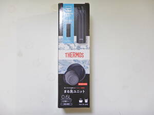 【未開封/未使用】THERMOS JOQ-600 ブラック 真空断熱ケータイマグ 0.6L 保温保冷 ステンレス魔法瓶 水筒 サーモス ①【1000円スタート】