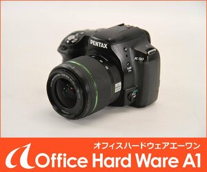 PENTAX K-50P デジタル一眼 カメラ本体 ブラック レンズ 18-55mm F3.5-5.6AL WR 【業務用/中古】 #P