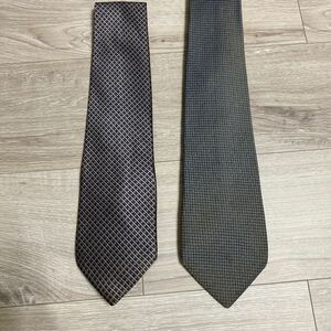 KENZO、コムサデモードネクタイ2本セット！クリーニング済み　新社会人スーツお安く節約紳士用ネクタイ