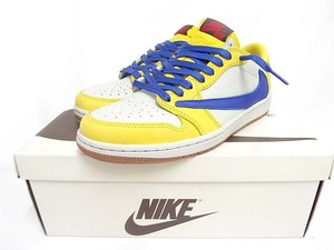 新品同様 NIKE×Travis Scott AIR JORDAN 1 LOW OG SP DZ4137-700 26.5cm ナイキ トラヴィススコット スニーカー エアジョーダン