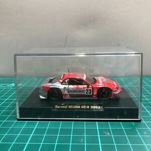 A-17 Xanavi NISMO GT-R BNR34 スカイライン 2003 ダイギャストミニカー 中古品 売切り 難あり