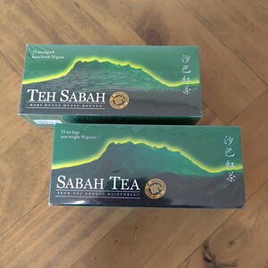 マレーシア産サバティー　SABAH TEA(沙巴紅茶) 25ティーバッグ　２箱