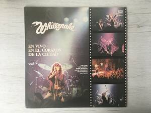 WHITESNAKE LIVE....IN THE HEART OF CITY アルゼンチン盤