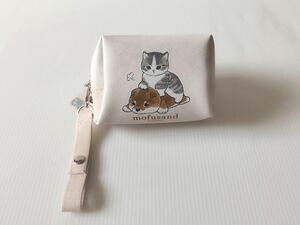 台湾限定　即決　正規品！ モフサンド　mofusand　猫　ねこ　ネコ　犬　柴犬　クラッチバッグ　ポーチ♪