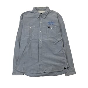 2311F-277 メンズ Hurley ハーレー ブルー シャツ L 【送料一律！800円】