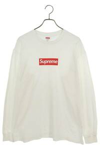 シュプリーム SUPREME 20AW Box Logo L/S Tee サイズ:M ボックスロゴ長袖カットソー 中古 FK04