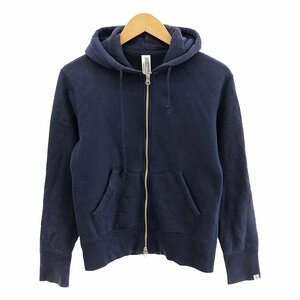 LOOPWHEELER / ループウィラー | × BEAMS PLUS ビームスプラス別注 SLIM FIT ジップアップ スウェットパーカー | M | ネイビー | メンズ