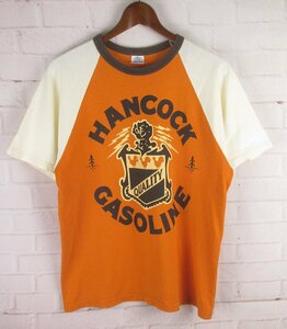 ST11140 BOOTLEGGERS ブートレガーズ ラグランTシャツ HANCOCK GASOLINE M（クリックポスト可）