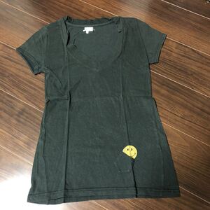 ジャクソンマティス Tシャツ Vネック スマイル ポケットT チャコール CALIFORNIA jackson matisse ロンハーマン取扱いブランド