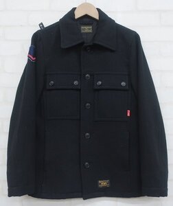 2J6546■WTAPS 12AW 122LTDT-JKM05 CPO JK JACKET.WOOL.MELTON. ダブルタップス