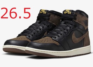 NIKE AIR JORDAN 1 RETRO HIGH OG PALOMINO 26.5cm ナイキ エア ジョーダン レトロ ハイ パロミノ 国内黒タグ 新品未使用