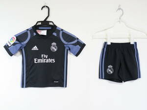 レアル・マドリード 17-18 サード ユニフォーム パンツ 上下セット ジュニア 100cm アディダス ADIDAS Real Madrid 子供 キッズ サッカー