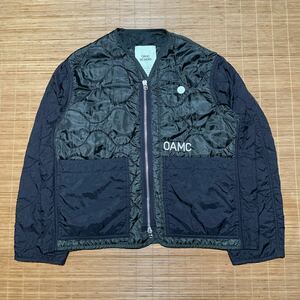 OAMC RE:WORK PEACE MAKER 刺繍 キルティング ライナー ジャケット ブルゾン L 再構築 ルーク・メイヤー イタリア製 