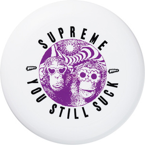 自身原宿購入16SS SupremeWham-OYouStillSuckFrisbee フリスビー