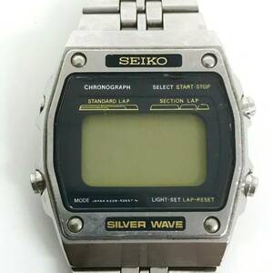 セイコー SEIKO シルバーウェーブ SILVER WAVE デジタル A229-5050 男性用 メンズ 腕時計 1円スタート