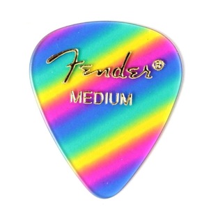 フェンダー ギターピック 12枚 セット ミディアム 351 Shape Premium Picks Medium Rainbow Fender