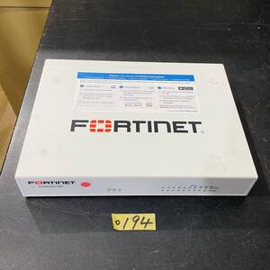 (ヤ)〇194【通電OK】Fortinet FortiGate 60F FG-60F 次世代ファイアウォール FW SD-WAN セキュリティ ドリブンネットワーキング FortiOS