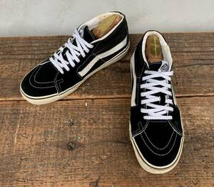 ★VANS★ヴァンズ★バンズ★ミッドカット★スニーカー★シューズ★くつ★ブラック★黒★メンズ★紳士★サイズ★US9★