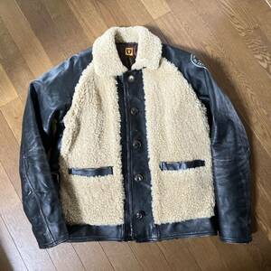 HUMAN MADE ムートンジャケット 熊ジャン NIGO ヴィンテージ 牛革 MOUTON GRIZZLY JACKET