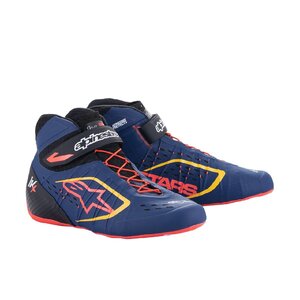 alpinestars(アルパインスターズ) カートシューズ TECH-1 KX V2 SHOES (サイズUSD： 9) 7135 ULTRAMARINE BLUE RED FL YELLOW