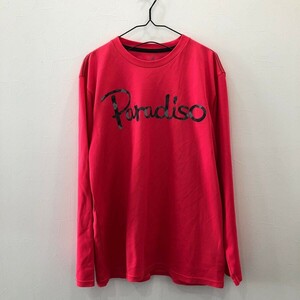 EI952 Paradiso 長袖スポーツウェアTシャツ ピンク メンズ L