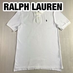 POLO BY RALPH LAUREN ポロ バイ ラルフローレン XL(18-20) ホワイト ユースサイズ 刺繍ポニー