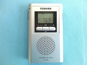 TOSHIBA　東芝　FMステレオ/AMポケットラジオ 　TY-SPR2 ★ジャンク　