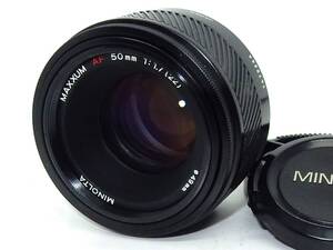 ★美品★ MINOLTA ミノルタ AF 50mm F1.7 前後キャップ付属 #M157