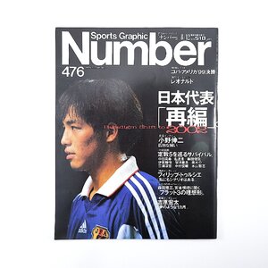 Number 1999年8月12日号／サッカー日本代表 インタビュー◎小野伸二、トルシエ、吉原宏太 森岡隆三 宮本恒靖 ジーコ 杉山茂樹 ナンバー