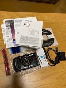 ★ オリンパス スタイラス TG-4 ( OLYMPUS STYLUS TG4 Tough ) ブラック 美品