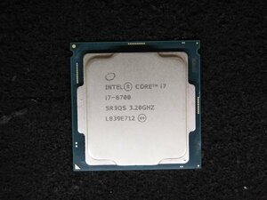 【T893】CPU★Core i7-8700 3.20GHz