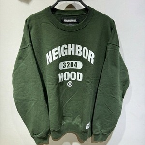 NEIGHBORHOOD 23ss COLLEGE SWEATSHIRT LS 231FPNH-CSM01 Mサイズ ネイバーフッド 23ss プレーン スウェットシャツ