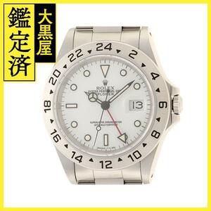 W番並行品 ROLEX ロレックス 腕時計 エクスプローラーII 16570 ステンレス トリチウム ホワイト文字盤 自動巻き【472】SJ