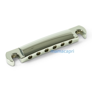 新品Kluson KWRAP-C Chrome Zinc Wraparound Tailpiece/Steel Studsクルーソン ラップアラウンド ブリッジ テールピース/スタッド クローム