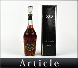 207058古酒〇未開栓 カミュ XO ロングネック コニャック ブランデー エクストラオールド CAMUS LONG NECK COGNAC 700ml 箱付/ A