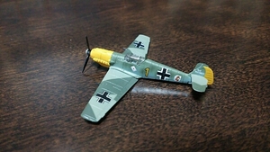 ポピー 架空戦記 1/144 Bf-109E3 & ドイツ 四輪装甲車付き シークレット