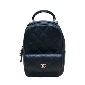 シャネル CHANEL タイムレスクラシックバッグパック AP3753 ブラック キャビアスキン リュック・デイパック レディース 中古