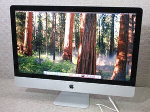 iMac (Retina 5K, 27インチ, 2019) / Core i5-8500 3.0GHz / 1TB + SSD28GB / 16GB / macOS Sequoia 15.1.1 / No.X516