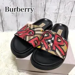 極美品✨BURBERRY サンダル グラフィック ノヴァチェック 23cm