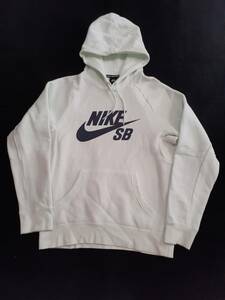 NIKE SB ナイキ スウェット プルパーカー size M グリーン 美品 裏起毛 846887‐372