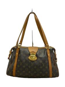 LOUIS VUITTON◆ストレーザGM_モノグラム・キャンバス_BRW/PVC/BRW