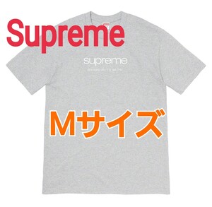 極美品★Supreme★Shop Tee Medium Mサイズ Heather Grey ヘザーグレー Tシャツ クラシックロゴ シュプリーム