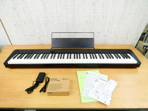 【S) USED!CASIO 電子ピアノ PX-S1100BK Privia★カシオ/スタンド：CS-68P付/21年製＠220（7）】